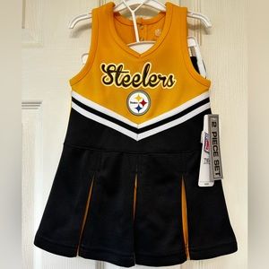 Baby girl Steelers cheerleader outfit!